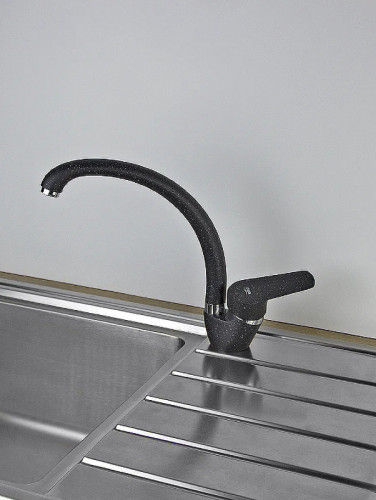 Смеситель для кухни Viko V-4524 Черный мрамор