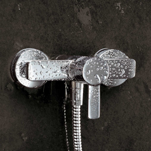 Смеситель для душа Kludi Zenta 388700575 Хром латунь на стену