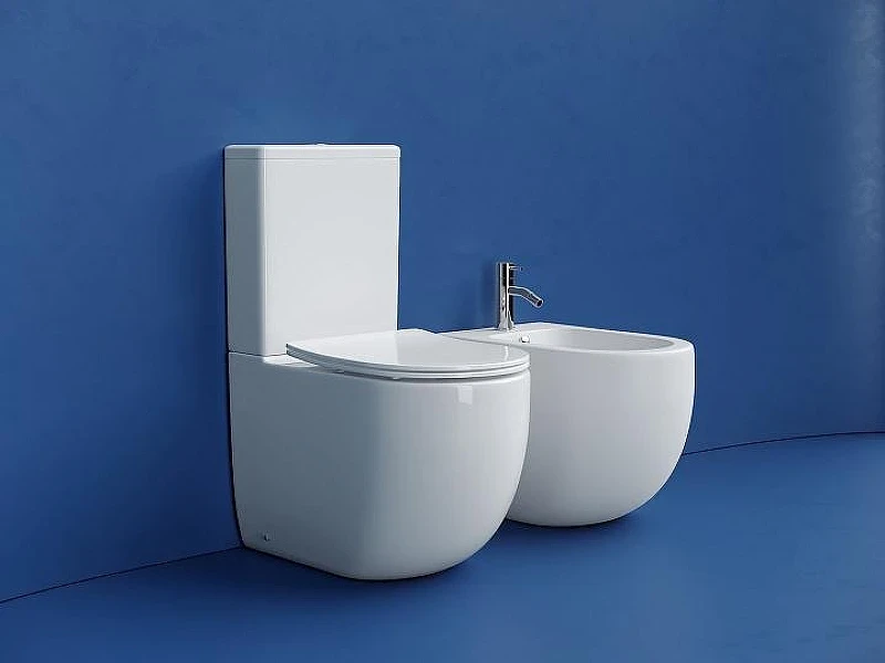 Унитаз компакт Ceramicanova Metropol CN4001T Белый с бачком и сиденьем Микролифт