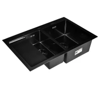 Кухонная мойка Wisent 78 WS37851B-SR/WS-02-2B/W325014 цвет Графит