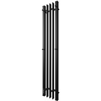 Электрический полотенцесушитель Point Фрея PN20732B П2 180x1200 диммер слева Черный