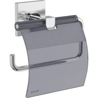 Держатель туалетной бумаги Vitra Root A44804 с крышкой Хром