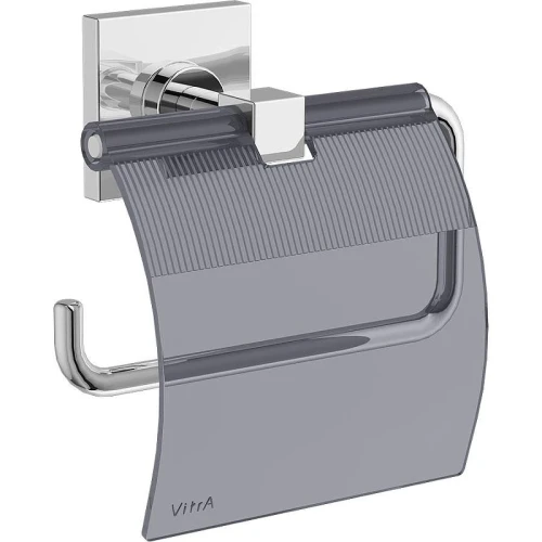 Держатель туалетной бумаги Vitra Root A44804 с крышкой Хром
