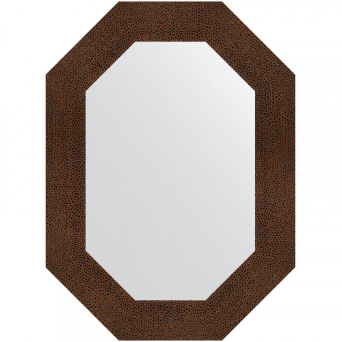Зеркало Evoform Polygon 76х56 BY 7189 в багетной раме - Бронзовая лава 90 мм стекло