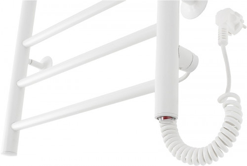 Электрический полотенцесушитель Domoterm Аврора DMT 109-6 40x80 EK R Белый матовый нержавеющая сталь
