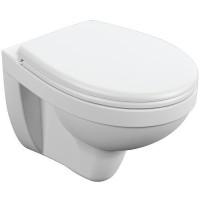 Комплект унитаза Cersanit Delfi TPL S-MZ-DELFI-PL с инсталляцией Tece Profil 9400412 с сиденьем Микролифт и клавишей смыва Хром глянцевый фарфор подвесной
