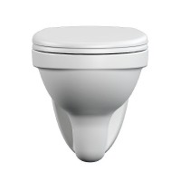 Комплект унитаза Cersanit Delfi TPL S-MZ-DELFI-PL с инсталляцией Tece Profil 9400412 с сиденьем Микролифт и клавишей смыва Хром глянцевый фарфор подвесной