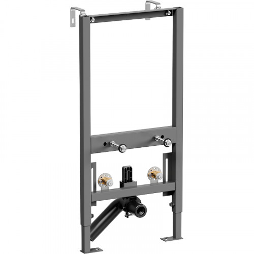 Инсталляция Ceramicanova Balance CN122001 для биде Серая нержавеющая сталь