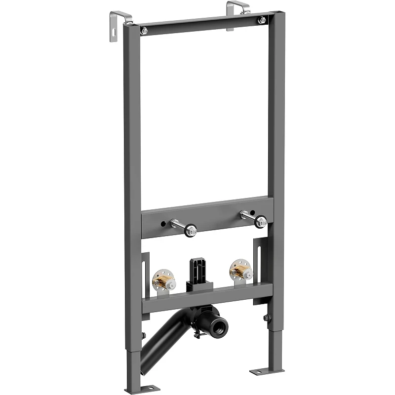 Инсталляция Ceramicanova Balance CN122001 для биде Серая нержавеющая сталь