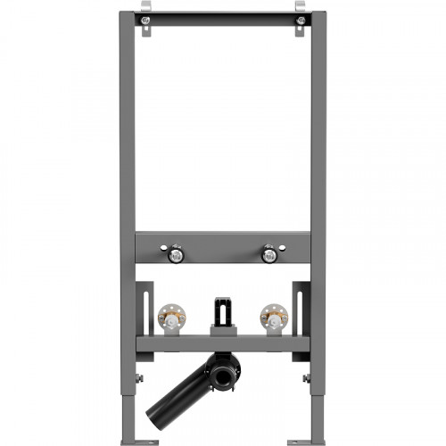 Инсталляция Ceramicanova Balance CN122001 для биде Серая нержавеющая сталь