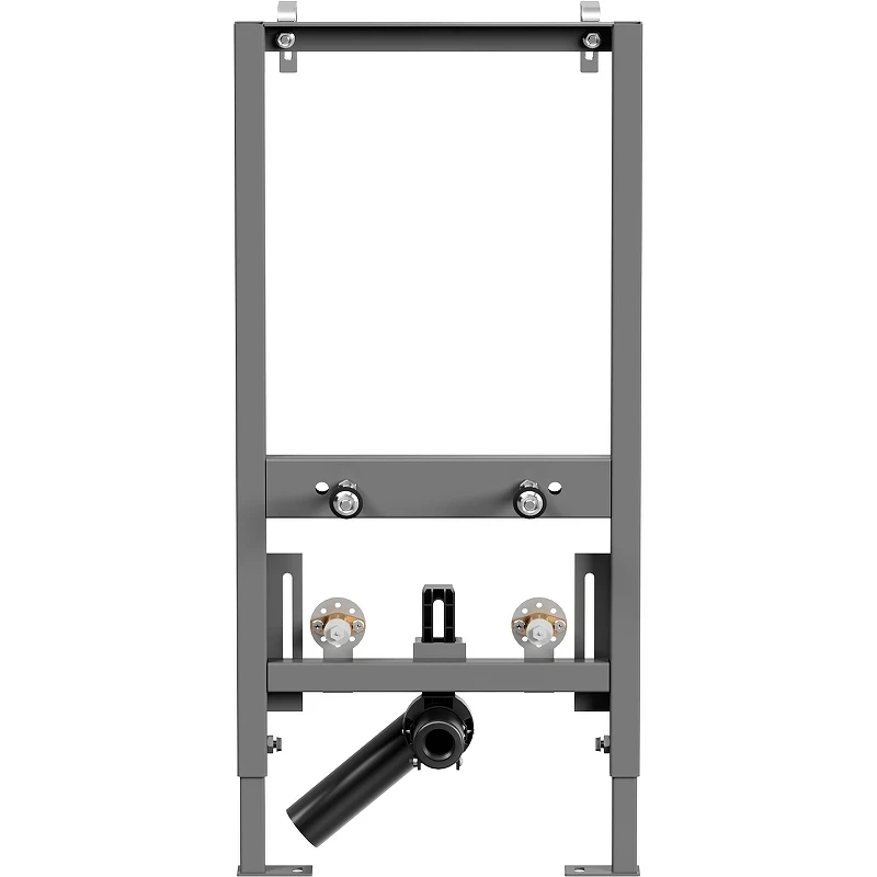Инсталляция Ceramicanova Balance CN122001 для биде Серая нержавеющая сталь