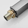 Смеситель для раковины Shevanik S8271T с гигиеническим душем цвет Оружейная сталь