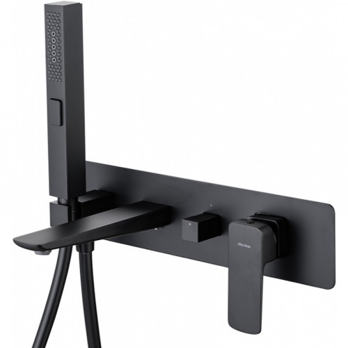 Смеситель для ванны Allen Brau Infinity 5.21007-31 Черный матовый латунь встраиваемый