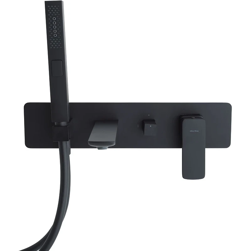 Смеситель для ванны Allen Brau Infinity 5.21007-31 Черный матовый латунь встраиваемый