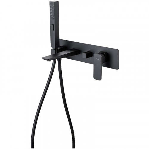 Смеситель для ванны Allen Brau Infinity 5.21007-31 Черный матовый латунь встраиваемый