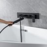 Смеситель для ванны Allen Brau Infinity 5.21007-31 Черный матовый латунь встраиваемый