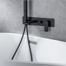 Смеситель для ванны Allen Brau Infinity 5.21007-31 Черный матовый латунь встраиваемый