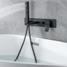 Смеситель для ванны Allen Brau Infinity 5.21007-31 Черный матовый латунь встраиваемый