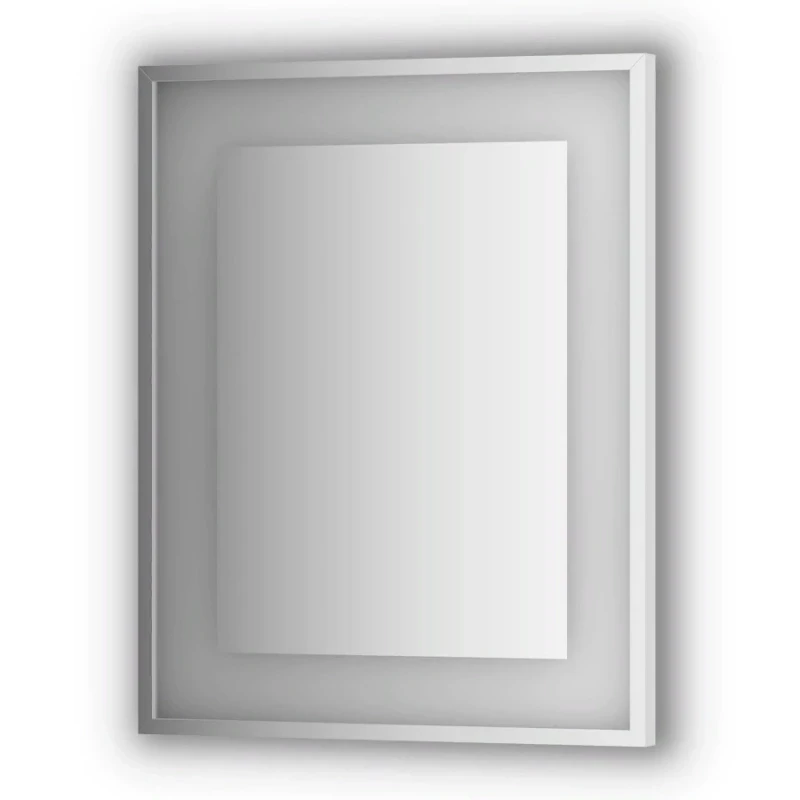 Зеркало Evoform Ledside 75х60 Сталь стекло