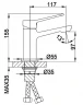 Смеситель для раковины Frap H61 F1061 Хром