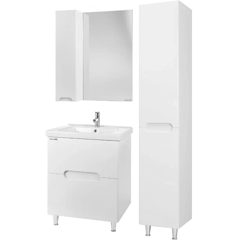 Шкаф пенал Bellezza Андрэа 35 R 4629004001019 Белый МДФ / ЛДСП