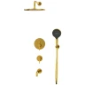 Душевая система Whitecross Y brushed gold YSET07TOPGLB Брашированное золото латунь встраиваемый