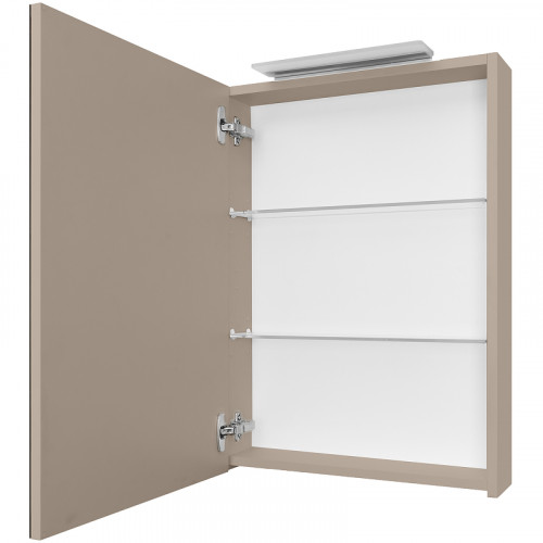 Зеркальный шкаф Roca Oleta 50 L A857643515 с подсветкой Капучино