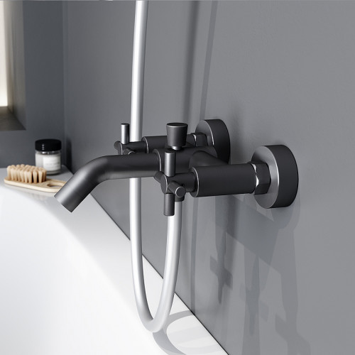 Смеситель для ванны Damixa RedBlu Neo Classic 271000000 Графит латунь на стену