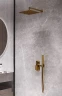 Душевая система Boheme Qubic 474-3-BR Бронза латунь встраиваемый
