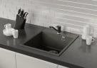 Кухонная мойка Ulgran Quartz Forte 425-06 Трюфель искусственный камень (литьевой мрамор) встраиваемый