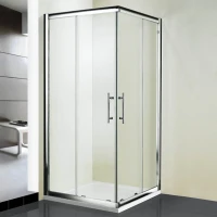 Душевой уголок RGW Hotel HO-31 80x80 профиль Хром стекло прозрачное