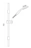 Душевой гарнитур Webert Shower Set AC0589740 Белый матовый пластик на стену