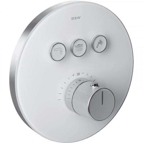 Душевая система Black&amp;White Universe U7787 7787 с термостатом Хром латунь встраиваемый