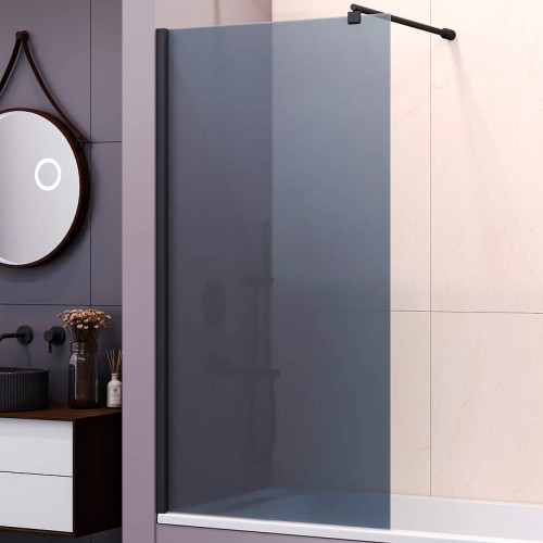 Шторка на ванну RGW Screens SC-051B 60х150 351105106-34 профиль Черный стекло тонированное