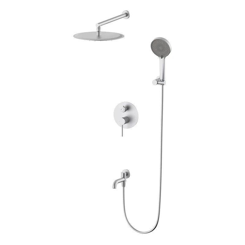 Душевая система Wonzon & Woghand Stick WW-88939017-BN цвет Брашированный никель