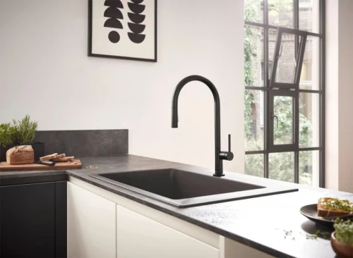 Смеситель для кухни Hansgrohe Talis M54 72802670 Черный матовый