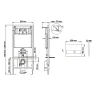 Комплект унитаза BelBagno Uno-Tor BB5177CH-TOR/SC с инсталляцией Berges Novum L3 040213 с сиденьем Микролифт и клавишей смыва Хром фаянс подвесной