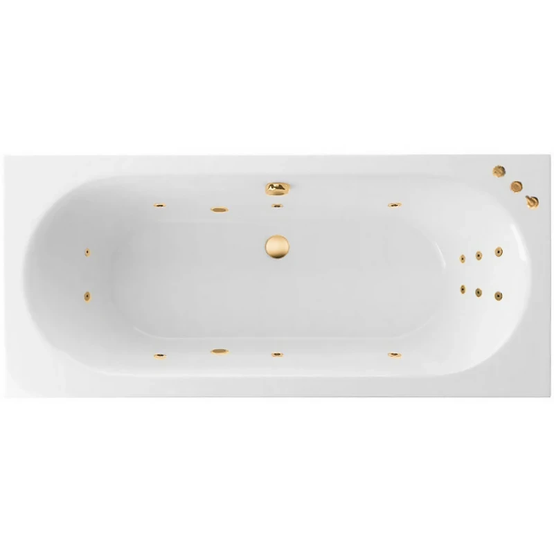 Акриловая ванна Excellent Oceana 180x80 WAEX.OCE18.SMART.GL с гидромассажем