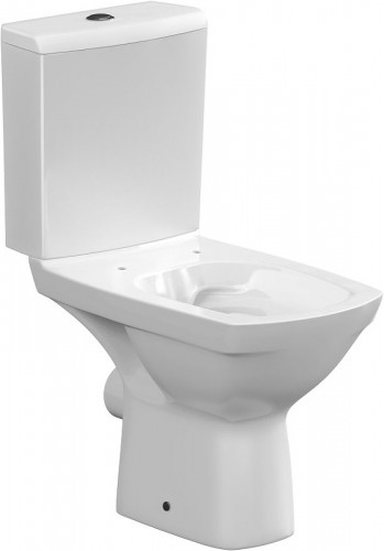 Унитаз компакт Cersanit Carina S-KO-CAR011-3/5-COn-S-DL-w с бачком и сиденьем Микролифт фарфор напольный