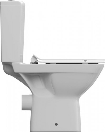 Унитаз компакт Cersanit Carina S-KO-CAR011-3/5-COn-S-DL-w с бачком и сиденьем Микролифт фарфор напольный