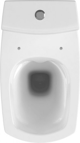 Унитаз компакт Cersanit Carina S-KO-CAR011-3/5-COn-S-DL-w с бачком и сиденьем Микролифт фарфор напольный