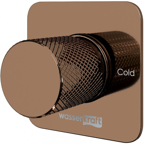 Смеситель для душа WasserKRAFT Paar 8851 Розовое золото латунь встраиваемый