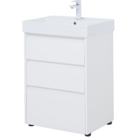 Тумба под раковину Aquanet Nova Lite 60 302469 Белый глянец МДФ / ЛДСП