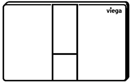 Кнопка смыва для инсталляции Viega Prevista Visign for Style 24 8614.1 773304 Черный насыщенный
