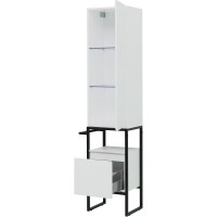 Шкаф пенал Allen Brau Priority 40 R 1.31005.WM Белый матовый МДФ / ЛДСП