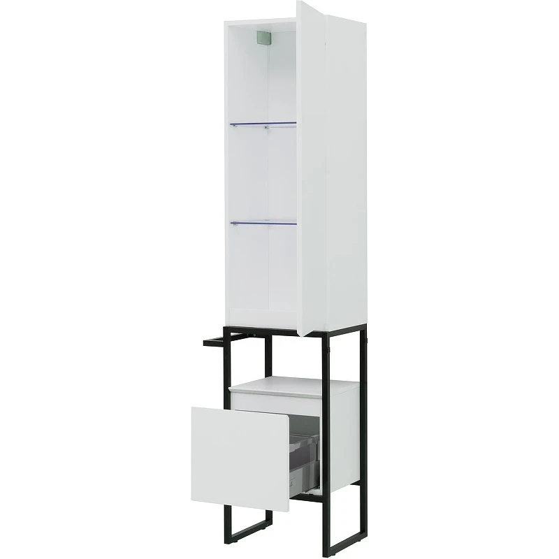 Шкаф пенал Allen Brau Priority 40 R 1.31005.WM Белый матовый МДФ / ЛДСП