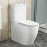 Унитаз компакт Azario Bonelle Торнадо AZ-1229A цвет Белый с бачком и сиденьем Микролифт