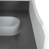 Тумба с раковиной Bond Cube 80 T05805-S01410 подвесная цвет Белый матовый