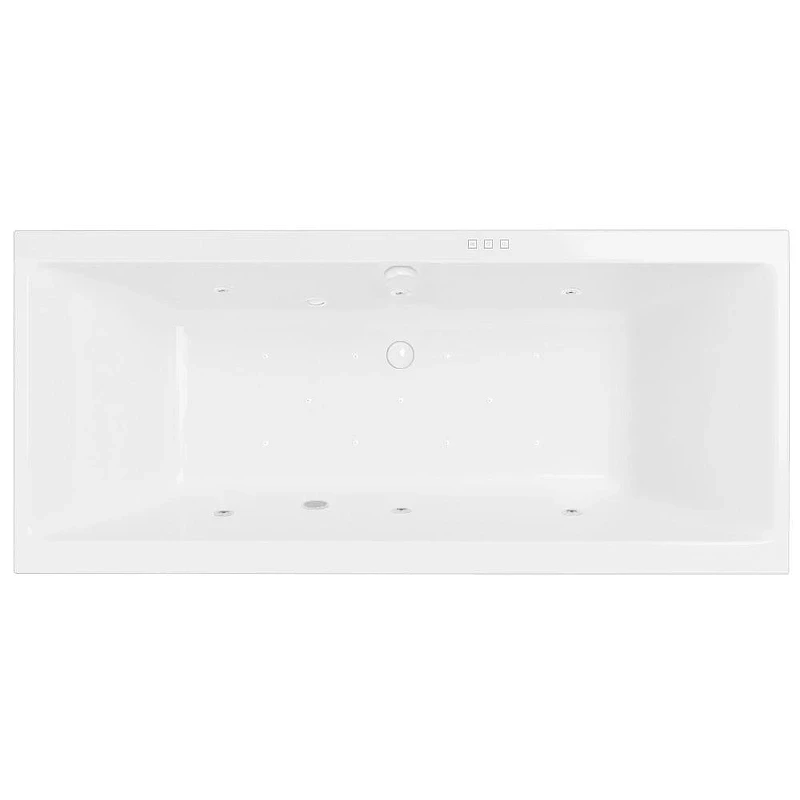 Акриловая ванна Excellent Pryzmat 180x80 WAEX.PRY18.RELAX.WH цвет Белый с гидромассажем форсунки Белые