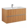 Тумба под раковину Art&Max Elegant 100 AM-ELEGANT-1000-2C-SO-BR-P подвесная цвет Бран